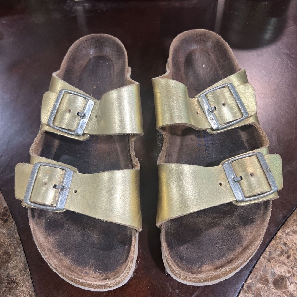 Birkenstock Arizona Birko-Flor Gold 37